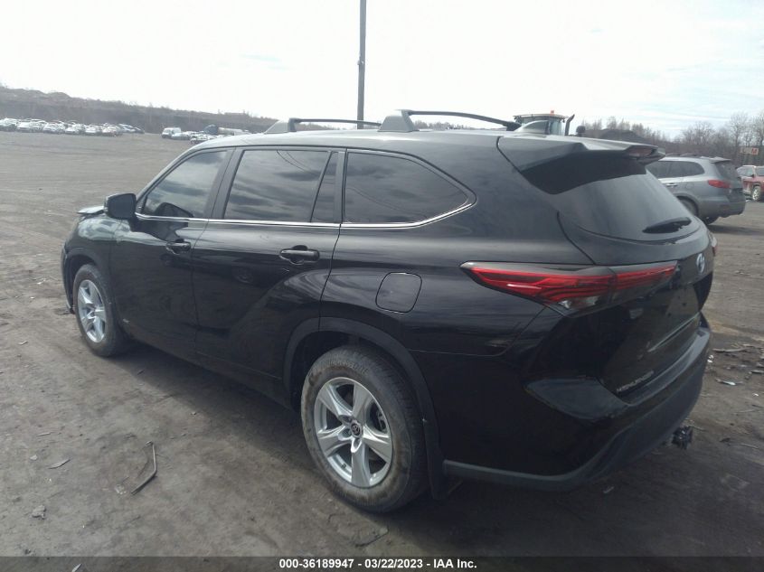 2023 TOYOTA HIGHLANDER HYBRID LE VIN: 5TDBBRCH9PS106754