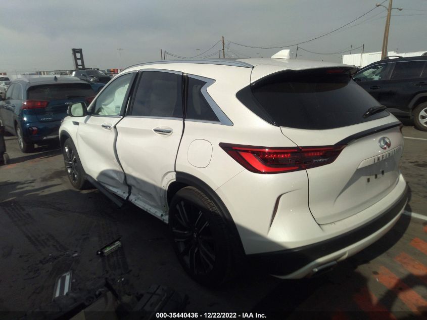 2022 INFINITI QX50 LUXE VIN: 3PCAJ5BAXNF110809