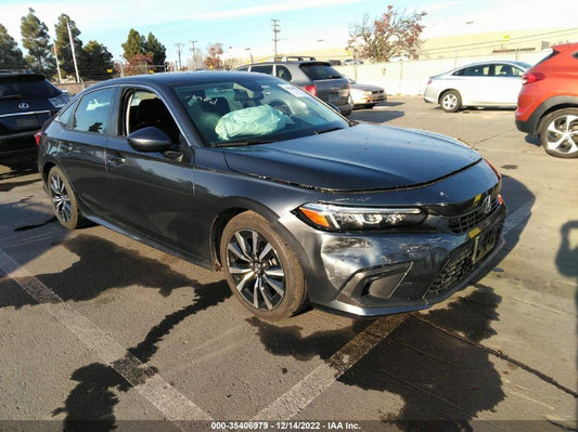 2022 HONDA CIVIC SEDAN EX VIN: 2HGFE1F77NH322581