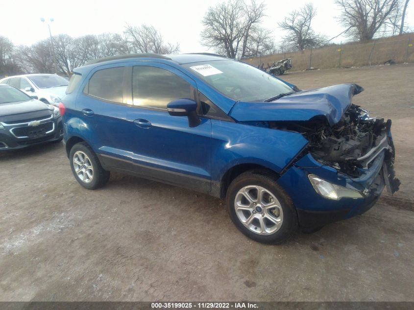 2020 FORD ECOSPORT SE VIN: MAJ6S3GL4LC347586