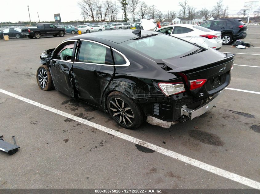 2022 CHEVROLET MALIBU RS VIN: 1G1ZG5ST9NF195973