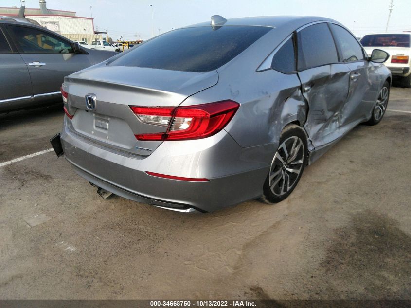 2021 HONDA ACCORD HYBRID VIN: 1HGCV3F13MA012824