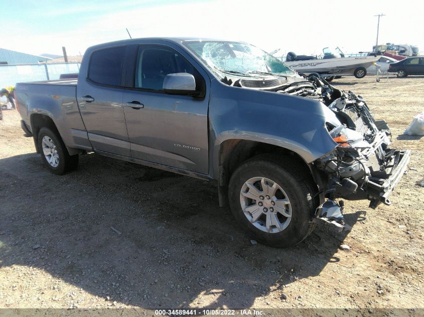 2021 CHEVROLET COLORADO 4WD LT VIN: 1GCGTCEN2M1197202