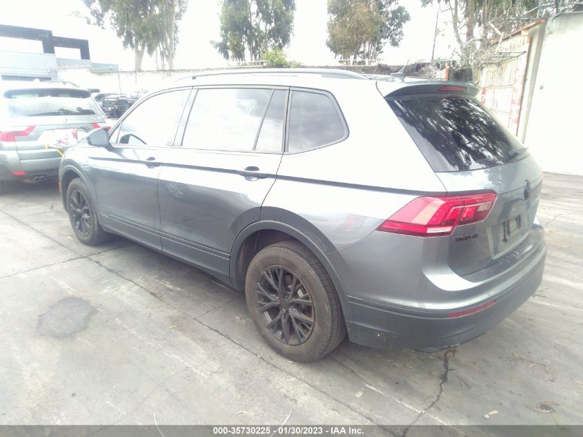 2021 VOLKSWAGEN TIGUAN S VIN: 3VV1B7AXXMM024524