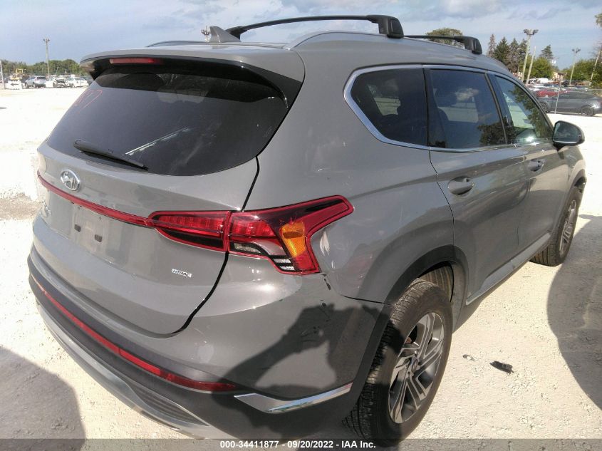 2022 HYUNDAI SANTA FE SEL VIN: 5NMS2DAJ8NH398079