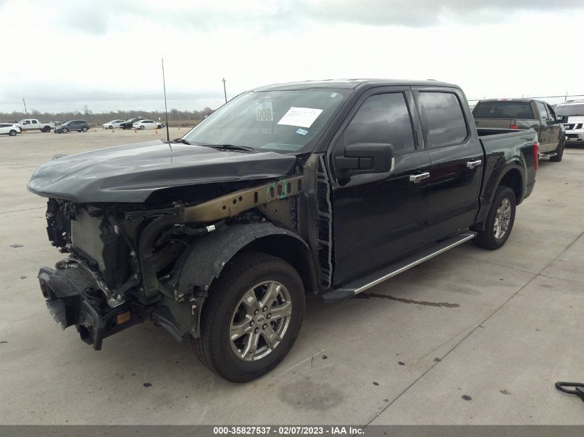 2022 FORD F-150 SUPERCREW VIN: 1FTEW1CP2NKD86922