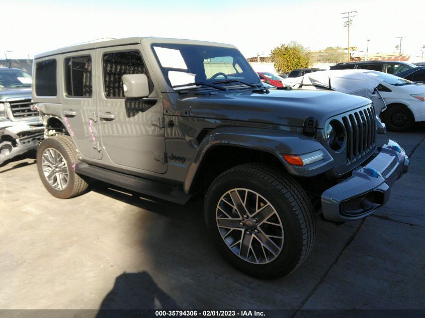 2022 JEEP WRANGLER 4XE UNLIMITED SAHARA HIGH VIN: 1C4JJXP6XNW233277
