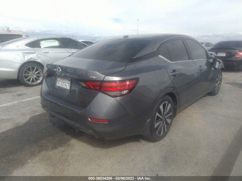 2022 NISSAN SENTRA SV VIN: 3N1AB8CV9NY304299