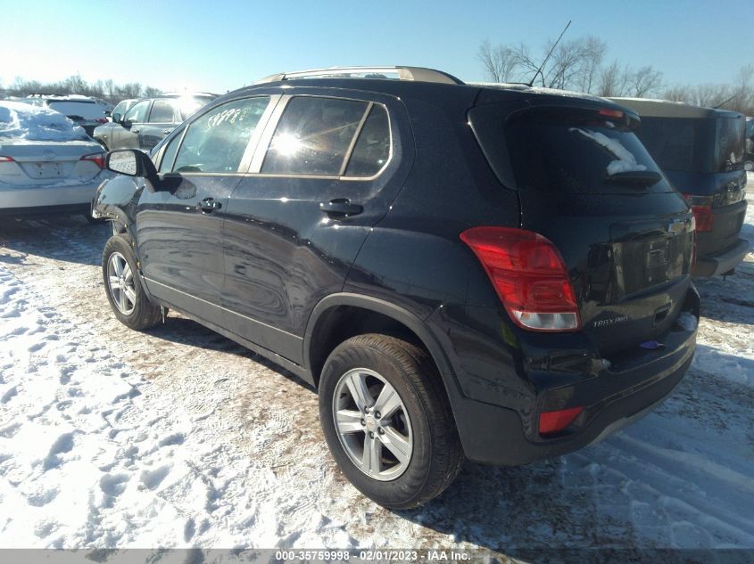 2021 CHEVROLET TRAX LT VIN: KL7CJPSB0MB352911