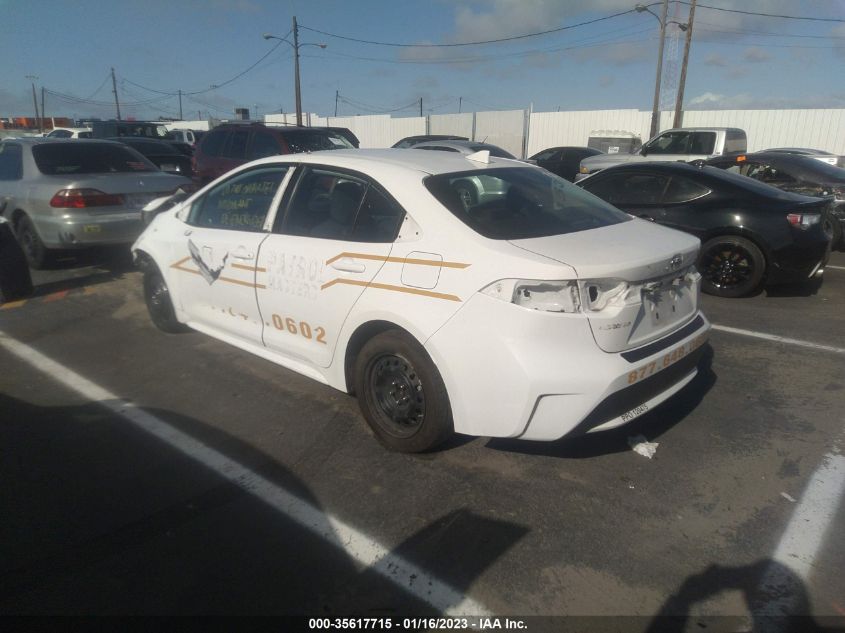 2021 TOYOTA COROLLA LE VIN: 5YFEPMAE5MP195611