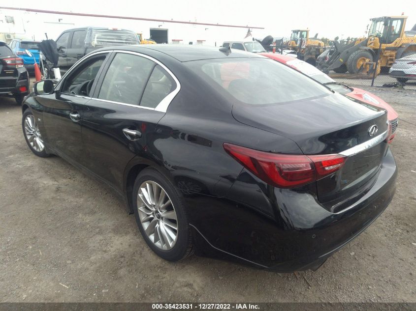 2020 INFINITI Q50 3.0T LUXE VIN: JN1EV7AP7LM208386