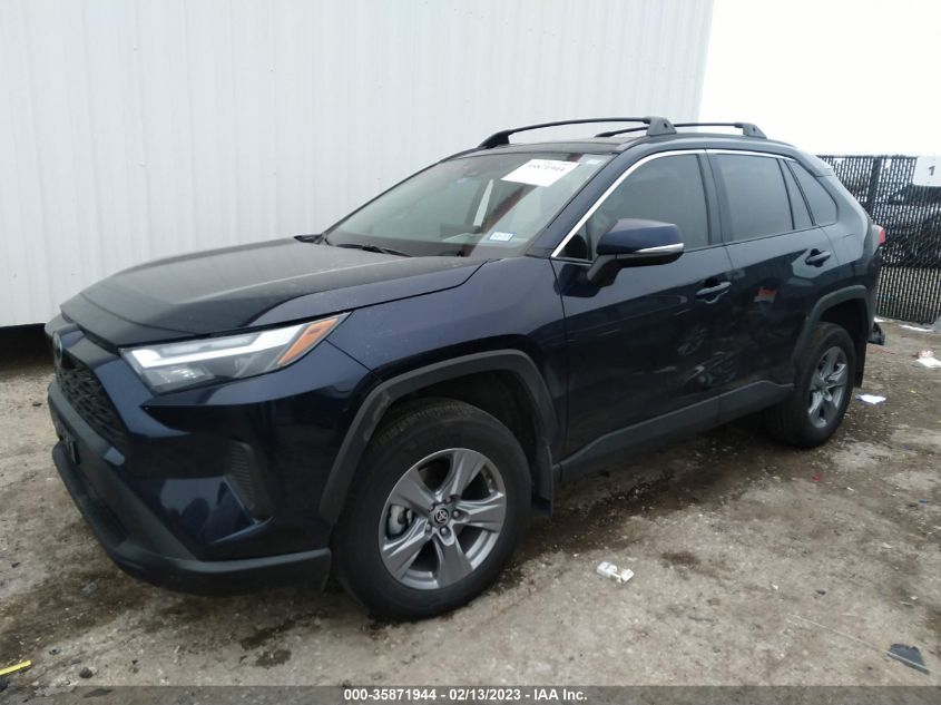 2022 TOYOTA RAV4 XLE VIN: 2T3P1RFV5NW249027