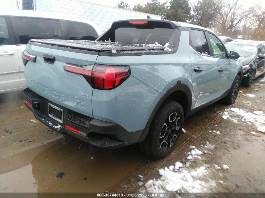 2022 HYUNDAI SANTA CRUZ SEL VIN: 5NTJBDAEXNH002169