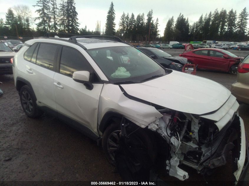 2022 TOYOTA RAV4 HYBRID XLE PREMIUM VIN: 2T3B6RFV1NW030139