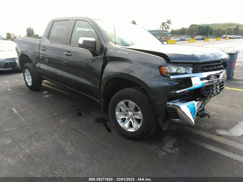2021 CHEVROLET SILVERADO 1500 LT VIN: 1GCUYDEDXMZ241627