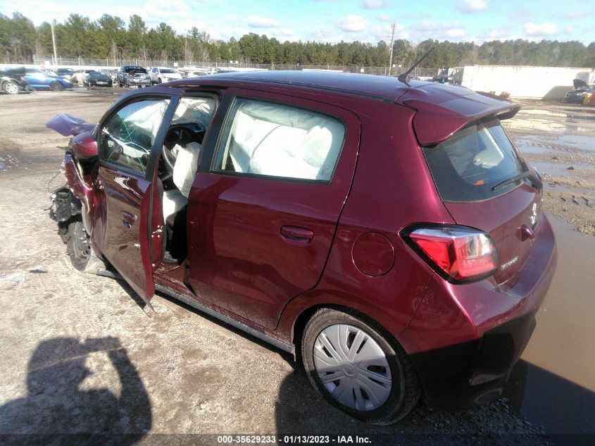 2022 MITSUBISHI MIRAGE ES/LE VIN: ML32AUHJ7NH000969