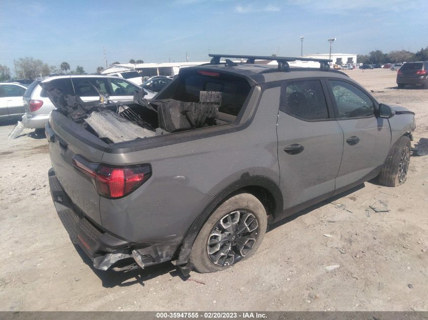 2022 HYUNDAI SANTA CRUZ SEL VIN: 5NTJCDAE2NH032229
