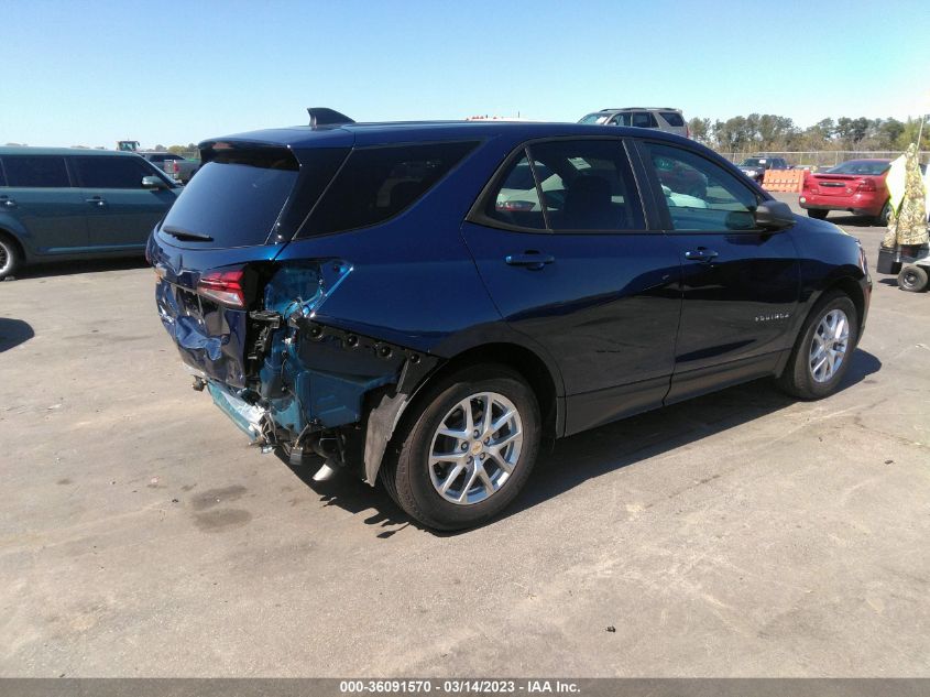 2022 CHEVROLET EQUINOX LS VIN: 3GNAXHEV2NS160374