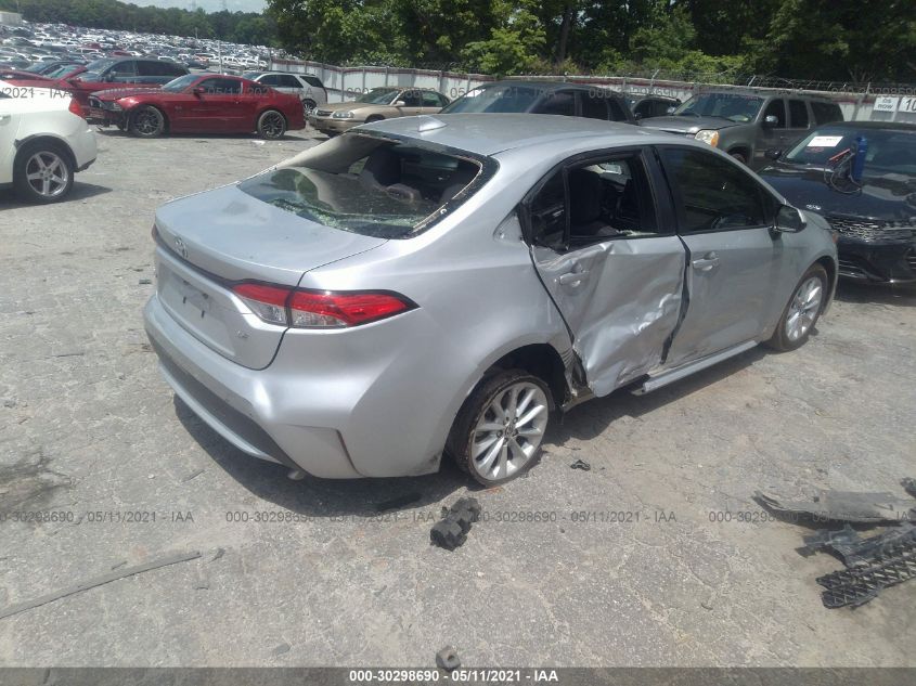 2021 TOYOTA COROLLA LE VIN: JTDVPMAE1MJ121574