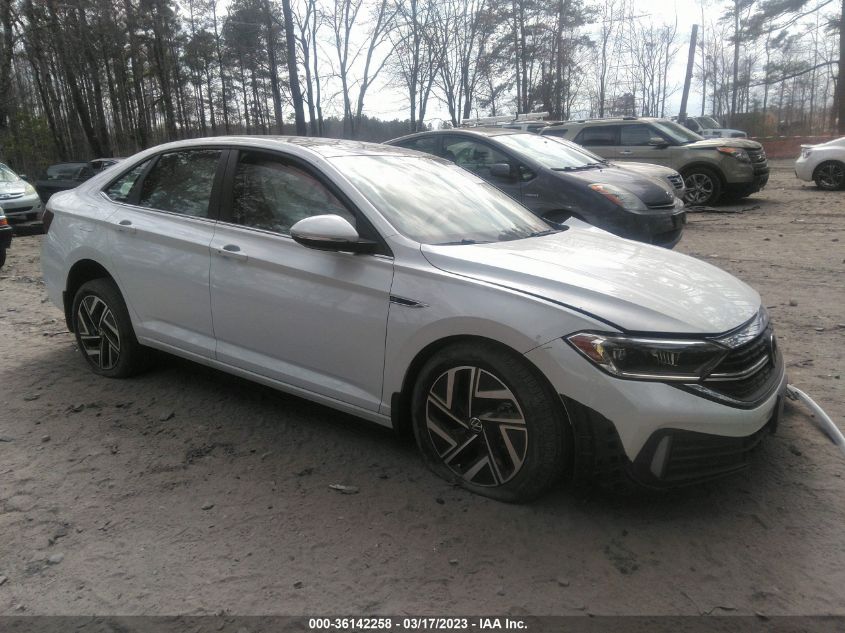 2022 VOLKSWAGEN JETTA SEL VIN: 3VWGM7BU2NM030386