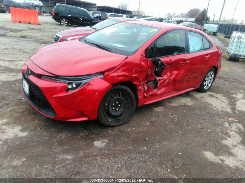 2021 TOYOTA COROLLA LE VIN: 5YFEPMAE7MP226812