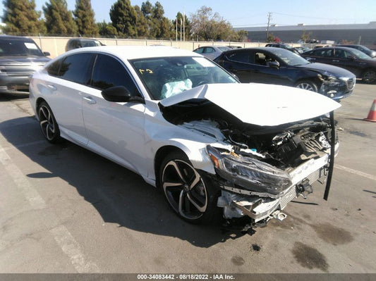 2021 HONDA ACCORD SEDAN SPORT SE VIN: 1HGCV1F44MA020963
