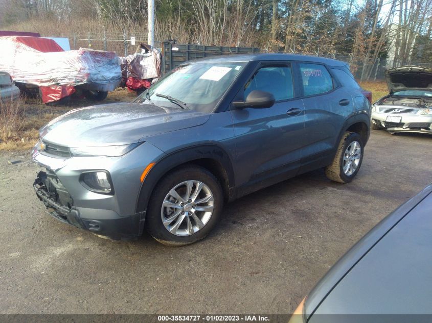 2021 CHEVROLET TRAILBLAZER LS VIN: KL79MNSL0MB002001