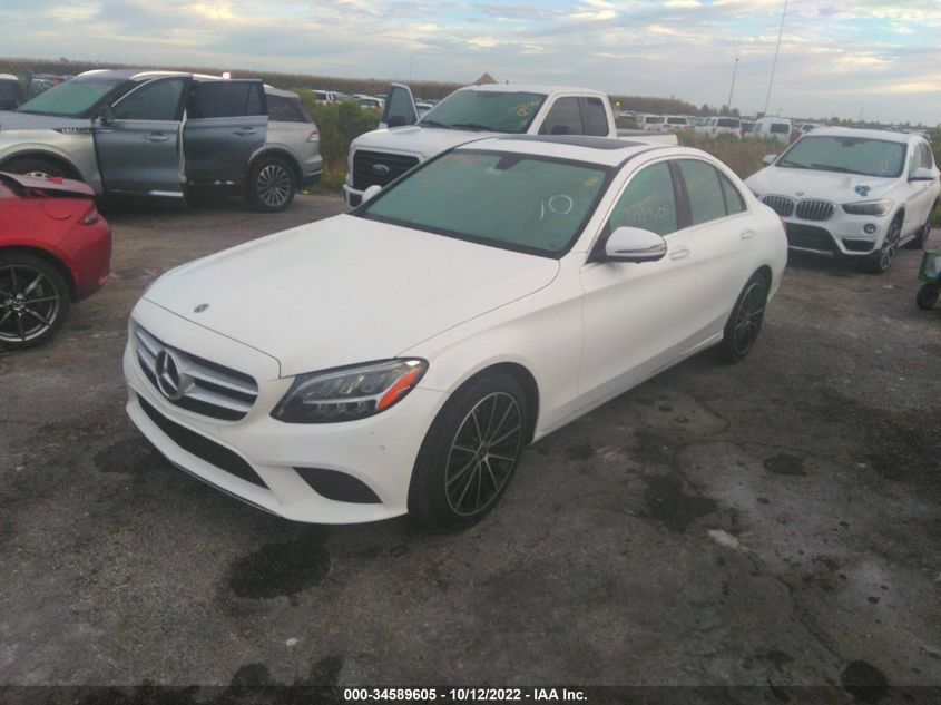 2021 MERCEDES-BENZ C-CLASS C 300 VIN: W1KWF8DBXMR622499