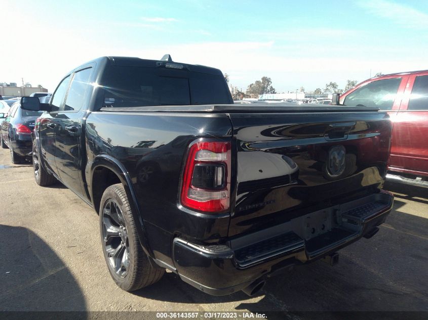 2022 RAM 1500 LIMITED VIN: 1C6RREHT6NN142623