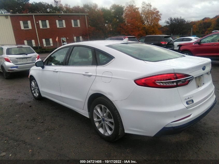 2020 FORD FUSION SE VIN: 3FA6P0H75LR218386