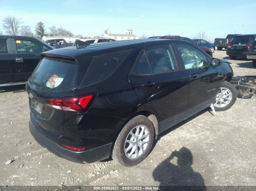2022 CHEVROLET EQUINOX LS VIN: 2GNAXHEVXN6120574