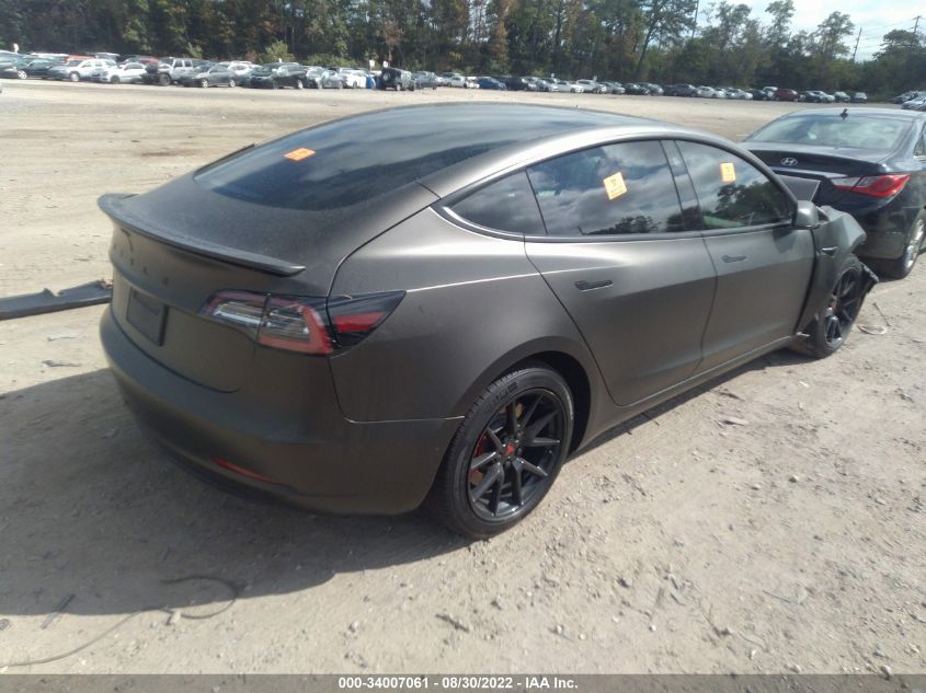 2022 TESLA MODEL 3 LONG RANGE VIN: 5YJ3E1EB5NF110789