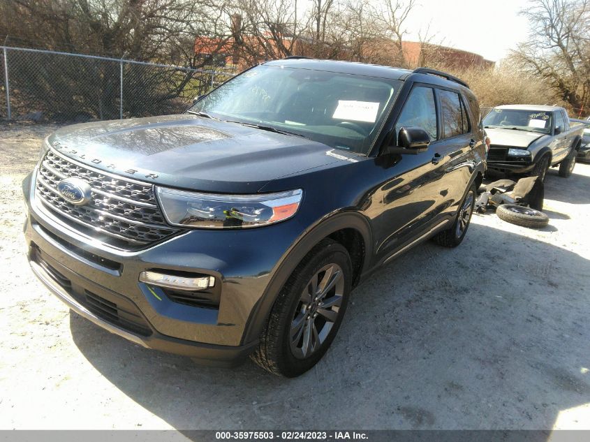 2022 FORD EXPLORER XLT VIN: 1FMSK8DH4NGA01003