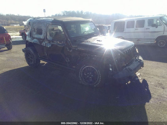 2021 JEEP WRANGLER UNLIMITED WILLYS VIN: 1C4HJXDN7MW744597