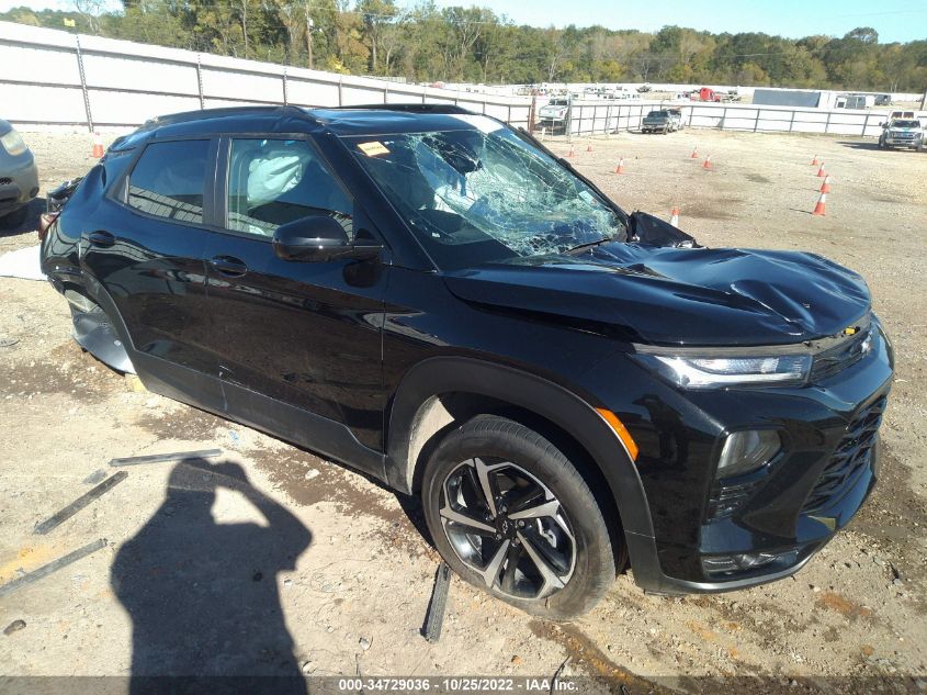 2022 CHEVROLET TRAILBLAZER RS VIN: KL79MTSL7NB041321