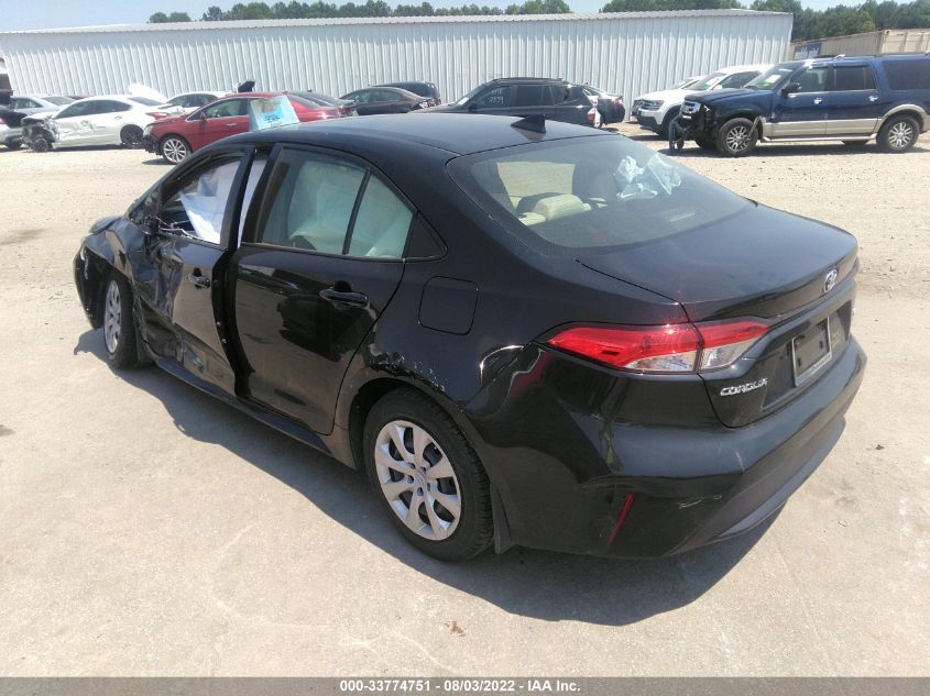 2022 TOYOTA COROLLA LE VIN: JTDEPMAE3NJ196519