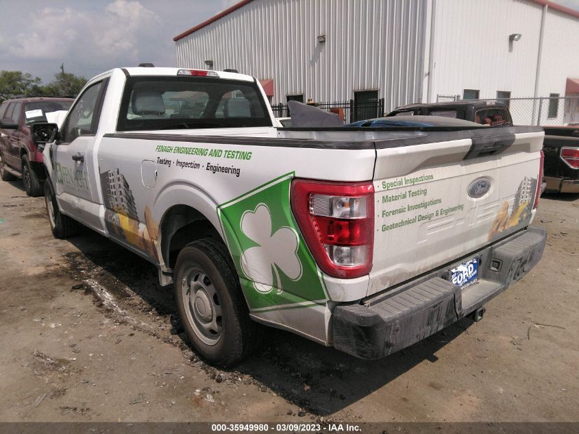 2022 FORD F-150 XL/XLT VIN: 1FTMF1CB3NKE67766
