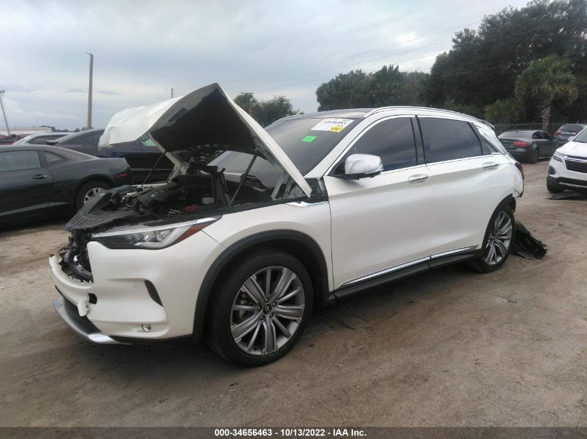 2021 INFINITI QX50 SENSORY VIN: 3PCAJ5CA5MF119477