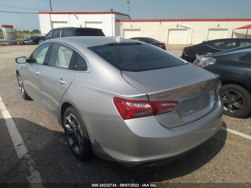 2021 CHEVROLET MALIBU LT VIN: 1G1ZD5STXMF014290