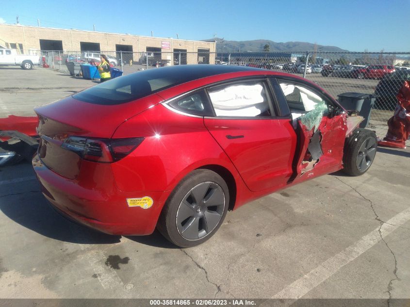 2022 TESLA MODEL 3 VIN: 5YJ3E1EA2NF148326