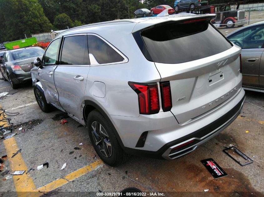 2022 KIA SORENTO HYBRID S VIN: KNDRGDLG5N5112922