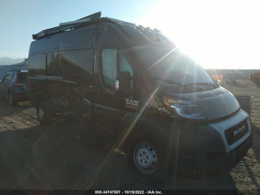 2022 RAM PROMASTER CARGO VAN VIN: 3C6LRVDG9NE102880