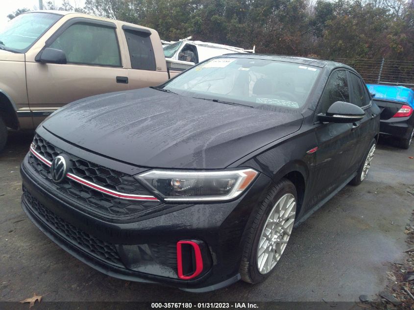 2022 VOLKSWAGEN JETTA GLI AUTOBAHN VIN: 3VW2T7BU3NM028384