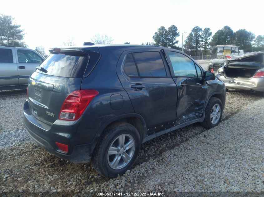 2022 CHEVROLET TRAX LS VIN: KL7CJNSMXNB544652