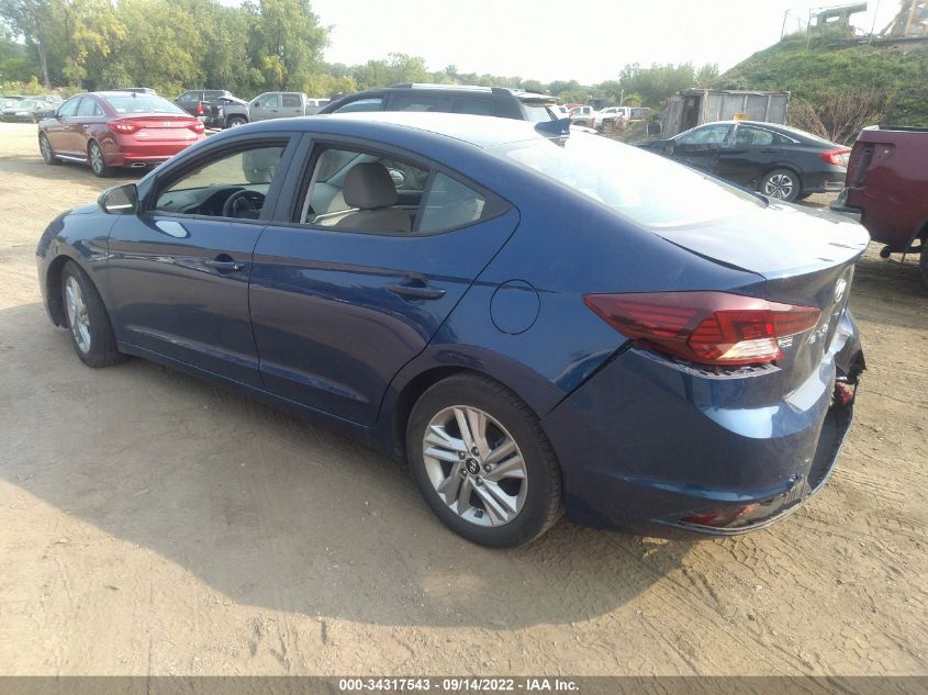 2020 HYUNDAI ELANTRA SEL VIN: 5NPD84LF2LH582501