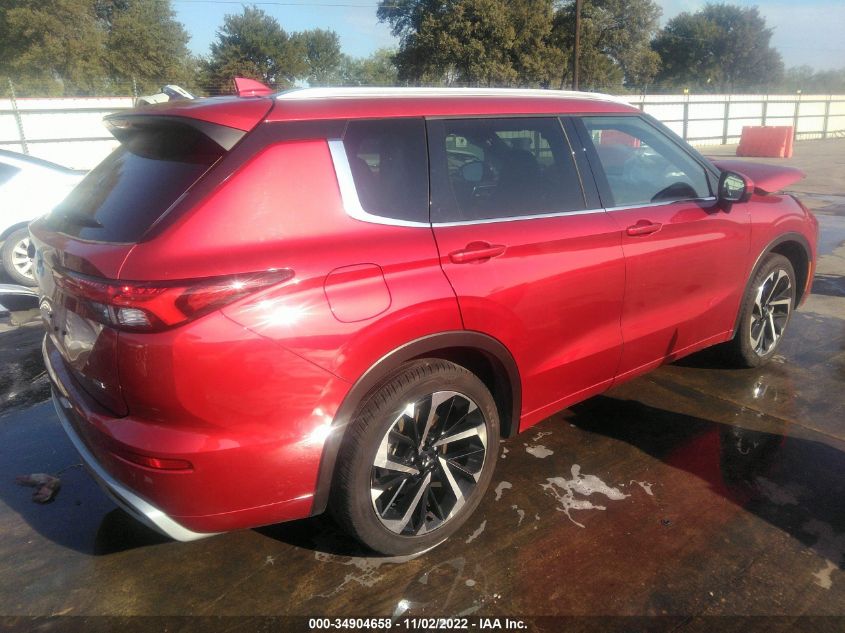 2022 MITSUBISHI OUTLANDER SEL VIN: JA4J3VA87NZ016237
