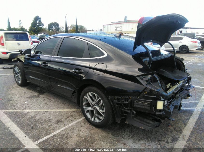 2022 HYUNDAI SONATA SEL VIN: KMHL64JA2NA207609