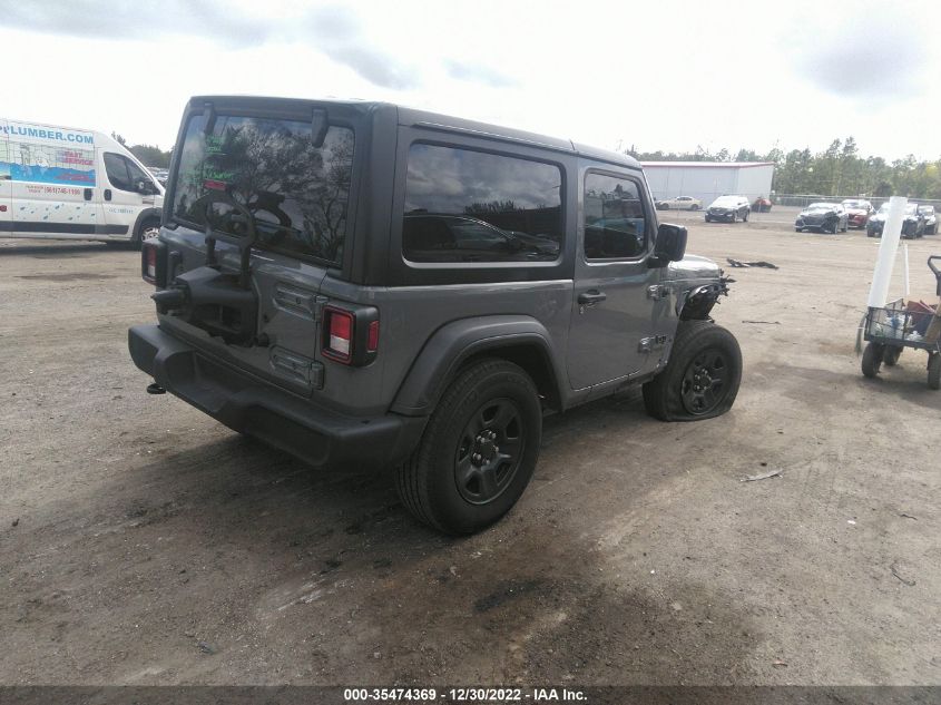 2021 JEEP WRANGLER SPORT VIN: 1C4GJXANXMW699137