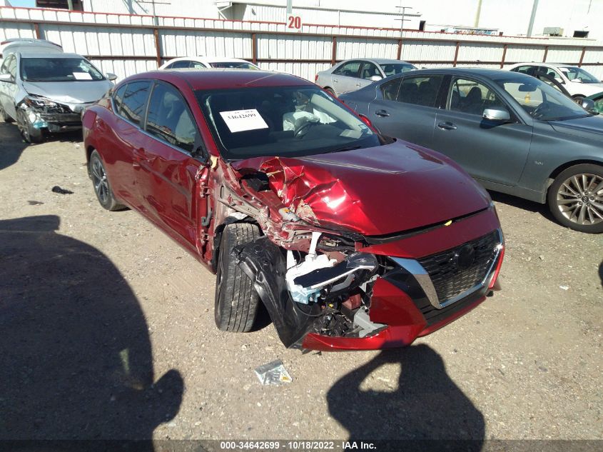 2022 NISSAN SENTRA SV VIN: 3N1AB8CV1NY249816