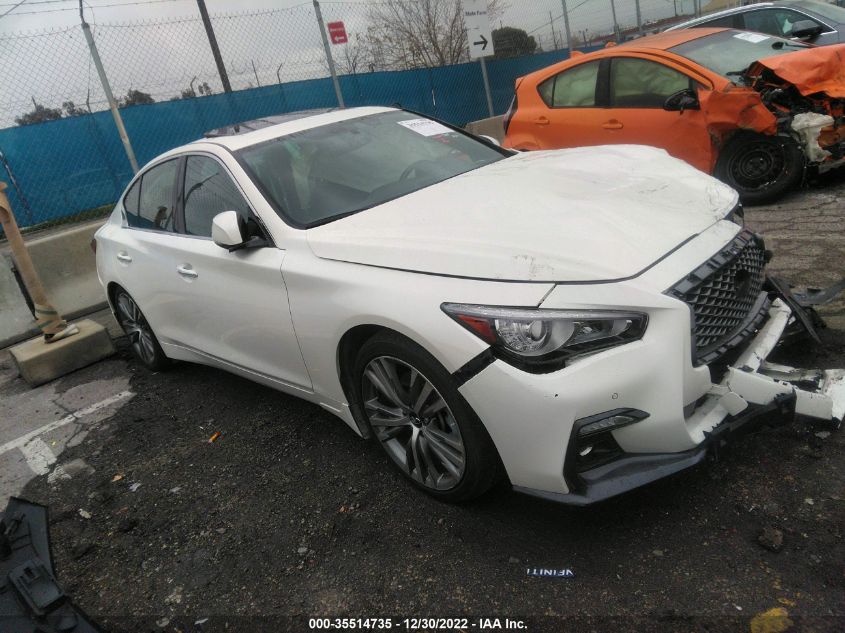 2021 INFINITI Q50 3.0T SENSORY VIN: JN1EV7CP5MM706066